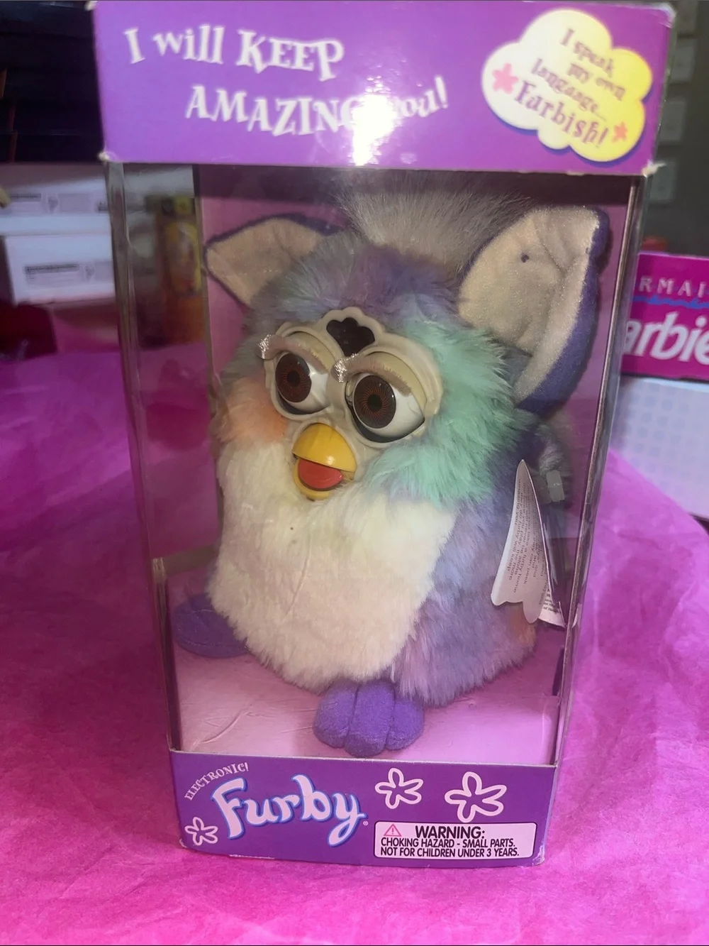 1998-1999 Spring Time Furby (Special Limited Edition, Model 70-884) NRFB